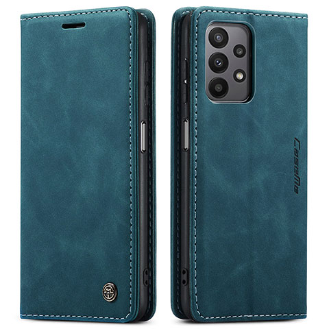 Funda de Cuero Cartera con Soporte Carcasa C01S para Samsung Galaxy A23 5G Azul