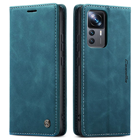 Funda de Cuero Cartera con Soporte Carcasa C01S para Xiaomi Mi 12T 5G Azul