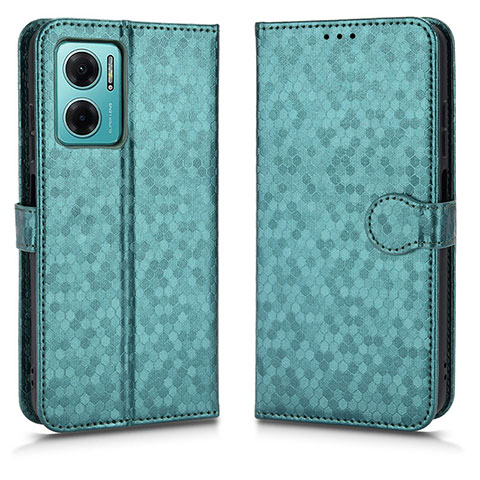 Funda de Cuero Cartera con Soporte Carcasa C01X para Xiaomi Redmi 10 5G Verde