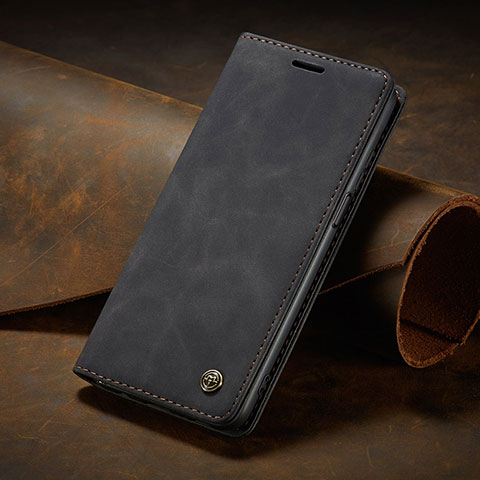 Funda de Cuero Cartera con Soporte Carcasa C02S para Xiaomi Mi 10T 5G Negro