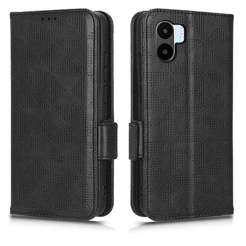 Funda de Cuero Cartera con Soporte Carcasa C02X para Xiaomi Redmi A2 Plus Negro