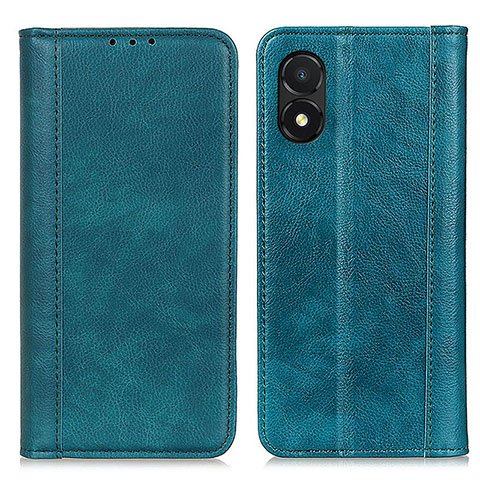 Funda de Cuero Cartera con Soporte Carcasa D03Y para Huawei Honor X5 Verde