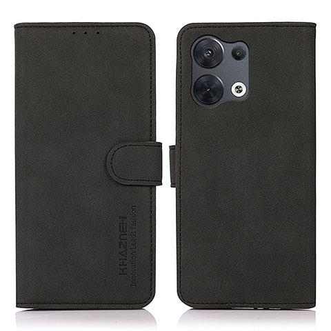 Funda de Cuero Cartera con Soporte Carcasa D08Y para Xiaomi Redmi Note 13 Pro 5G Negro