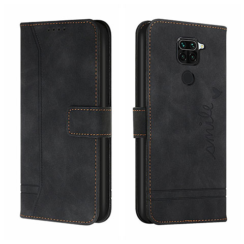 Funda de Cuero Cartera con Soporte Carcasa H01X para Xiaomi Redmi 10X 4G Negro