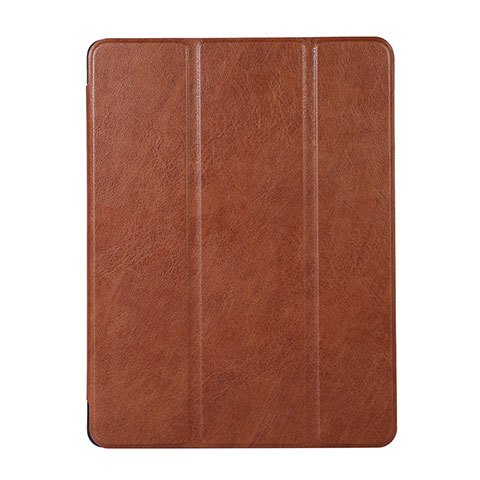 Funda de Cuero Cartera con Soporte Carcasa H02 para Apple iPad Air 3 Marron