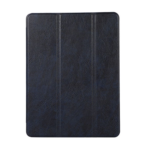 Funda de Cuero Cartera con Soporte Carcasa H02 para Apple iPad Mini 4 Azul