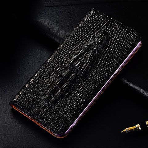 Funda de Cuero Cartera con Soporte Carcasa H03P para Motorola Moto Edge 20 Lite 5G Negro