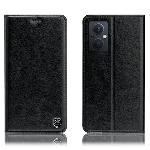 Funda de Cuero Cartera con Soporte Carcasa H04P para OnePlus Nord N20 5G Negro