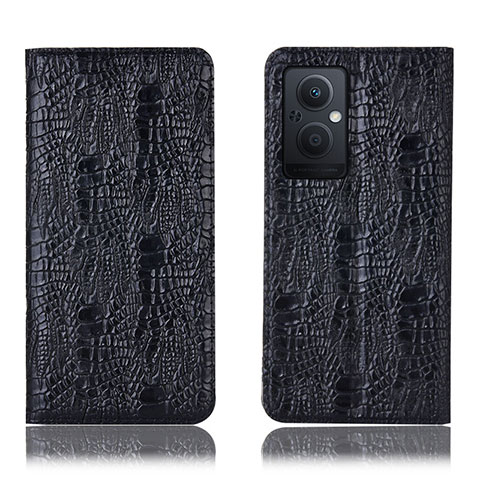 Funda de Cuero Cartera con Soporte Carcasa H17P para OnePlus Nord N20 5G Negro