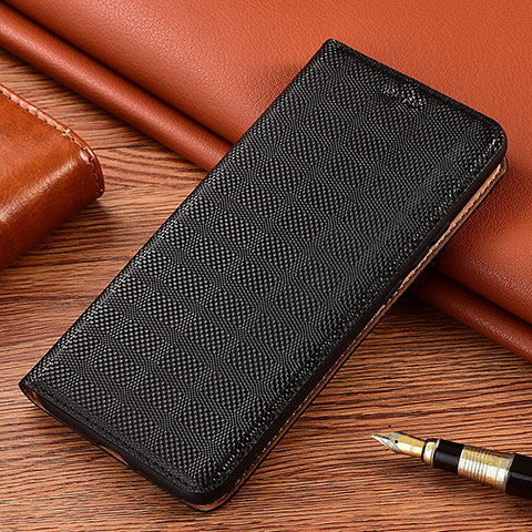 Funda de Cuero Cartera con Soporte Carcasa H20P para Xiaomi Poco F4 5G Negro