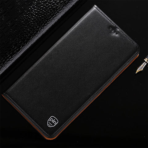 Funda de Cuero Cartera con Soporte Carcasa H21P para Samsung Galaxy A9 (2018) A920 Negro