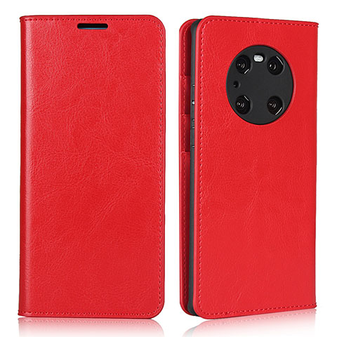 Funda de Cuero Cartera con Soporte Carcasa K02 para Huawei Mate 40 Pro Rojo