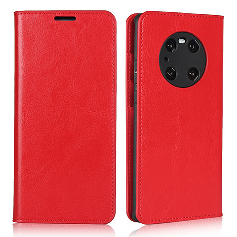 Funda de Cuero Cartera con Soporte Carcasa K02 para Huawei Mate 40E Pro 5G Rojo