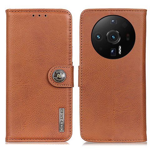 Funda de Cuero Cartera con Soporte Carcasa K02Z para Xiaomi Mi 12 Ultra 5G Marron