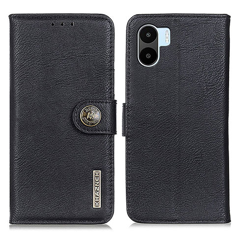 Funda de Cuero Cartera con Soporte Carcasa K02Z para Xiaomi Poco C50 Negro