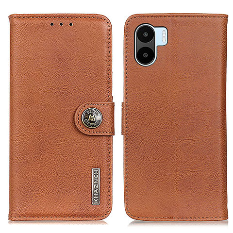 Funda de Cuero Cartera con Soporte Carcasa K02Z para Xiaomi Redmi A1 Marron