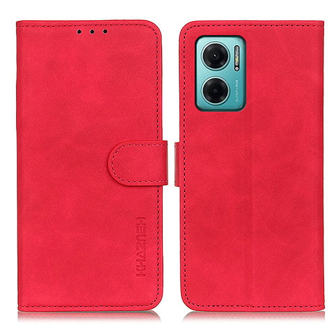 Funda de Cuero Cartera con Soporte Carcasa K03Z para Xiaomi Redmi 11 Prime 5G Rojo