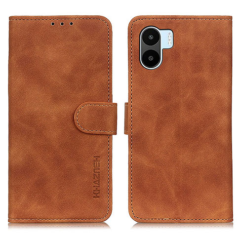 Funda de Cuero Cartera con Soporte Carcasa K03Z para Xiaomi Redmi A2 Plus Marron