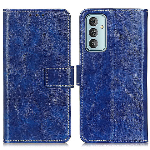 Funda de Cuero Cartera con Soporte Carcasa K04Z para Samsung Galaxy M13 4G Azul