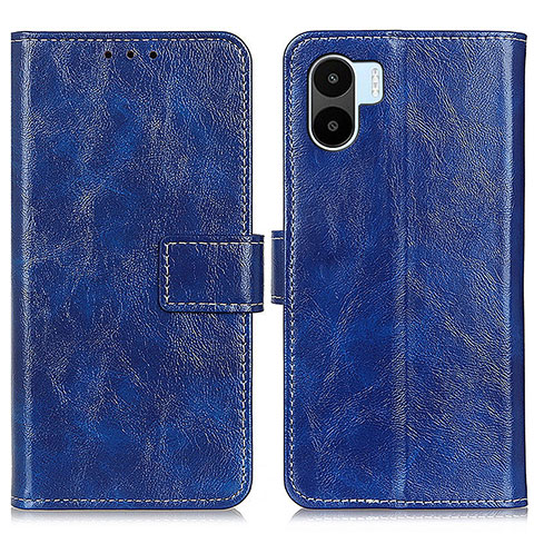 Funda de Cuero Cartera con Soporte Carcasa K04Z para Xiaomi Redmi A1 Azul