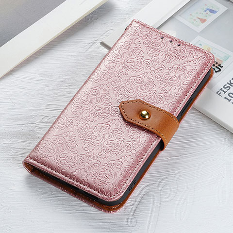 Funda de Cuero Cartera con Soporte Carcasa K05Z para Samsung Galaxy M23 5G Rosa