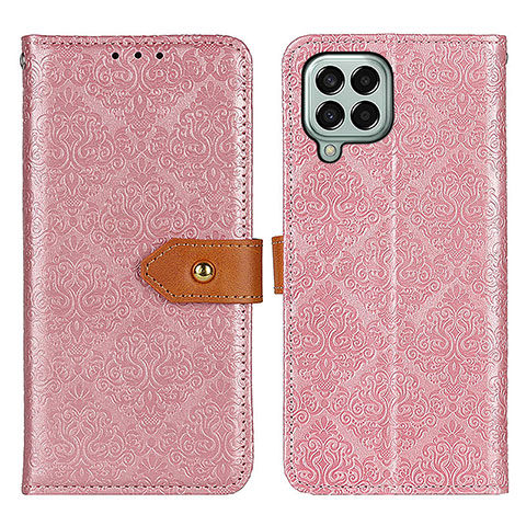 Funda de Cuero Cartera con Soporte Carcasa K05Z para Samsung Galaxy M33 5G Rosa