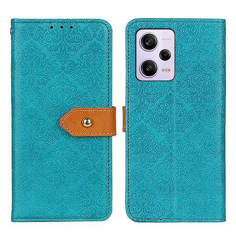 Funda de Cuero Cartera con Soporte Carcasa K05Z para Xiaomi Redmi Note 12 Pro+ Plus 5G Verde