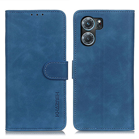 Funda de Cuero Cartera con Soporte Carcasa K09Z para Oppo K10 5G Azul