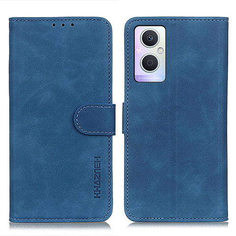 Funda de Cuero Cartera con Soporte Carcasa K09Z para Oppo Reno7 Lite 5G Azul