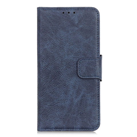 Funda de Cuero Cartera con Soporte Carcasa L01 para Alcatel 1S (2019) Azul