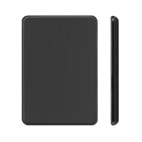 Funda de Cuero Cartera con Soporte Carcasa L01 para Amazon Kindle Paperwhite 6 inch Negro