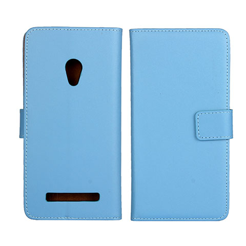 Funda de Cuero Cartera con Soporte Carcasa L01 para Asus Zenfone 5 Azul Cielo