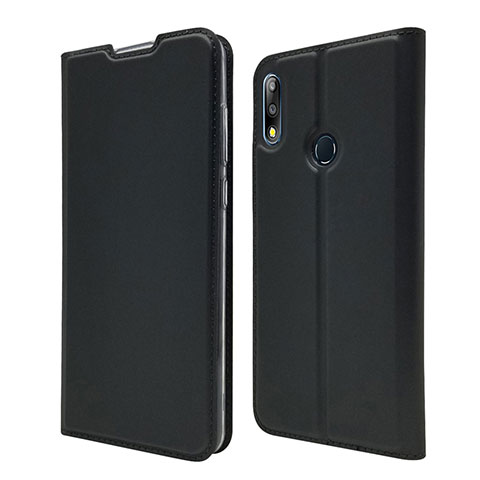 Funda de Cuero Cartera con Soporte Carcasa L01 para Asus Zenfone Max Pro M2 ZB631KL Negro