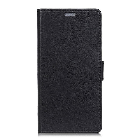 Funda de Cuero Cartera con Soporte Carcasa L01 para HTC U11 Eyes Negro