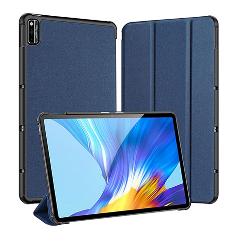 Funda de Cuero Cartera con Soporte Carcasa L01 para Huawei Honor Pad V6 10.4 Azul