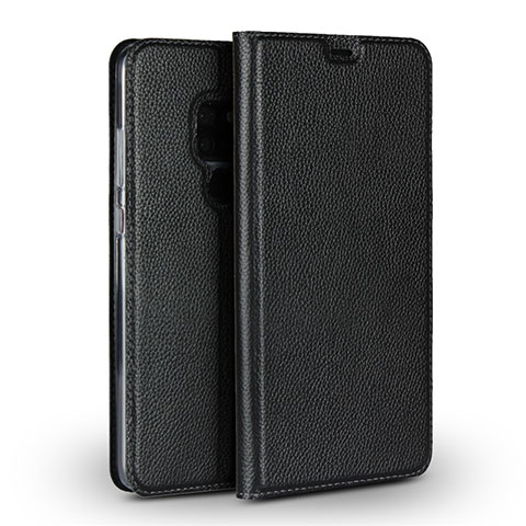 Funda de Cuero Cartera con Soporte Carcasa L01 para Huawei Mate 20 Negro