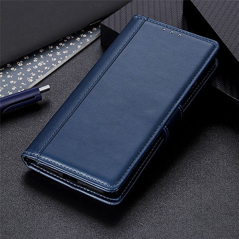 Funda de Cuero Cartera con Soporte Carcasa L01 para LG K52 Azul