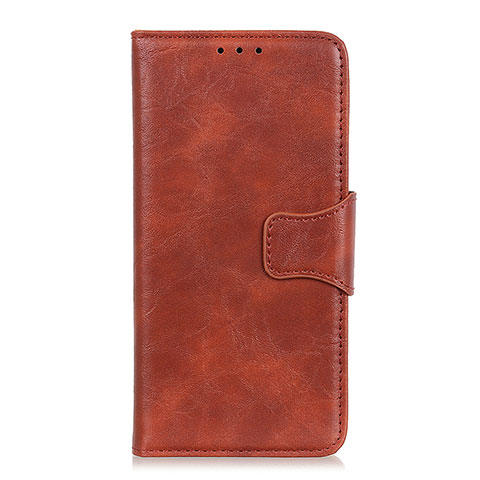 Funda de Cuero Cartera con Soporte Carcasa L01 para Motorola Moto Edge Marron