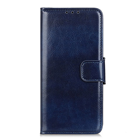 Funda de Cuero Cartera con Soporte Carcasa L01 para Motorola Moto G Fast Azul