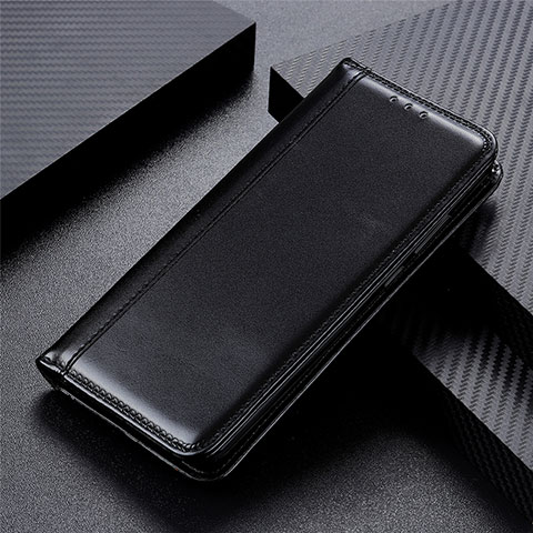 Funda de Cuero Cartera con Soporte Carcasa L01 para Motorola Moto G Power Negro