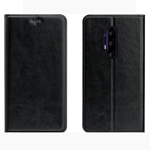 Funda de Cuero Cartera con Soporte Carcasa L01 para OnePlus 8 Pro Negro