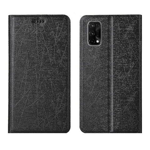 Funda de Cuero Cartera con Soporte Carcasa L01 para Realme Q2 Pro 5G Negro