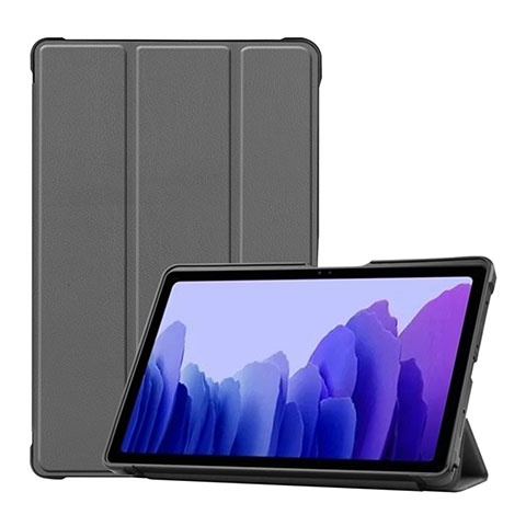 Funda de Cuero Cartera con Soporte Carcasa L01 para Samsung Galaxy Tab A7 4G 10.4 SM-T505 Gris