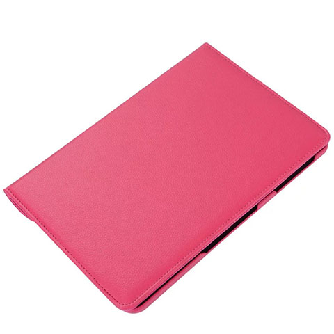 Funda de Cuero Cartera con Soporte Carcasa L01 para Samsung Galaxy Tab S6 Lite 4G 10.4 SM-P615 Rosa Roja