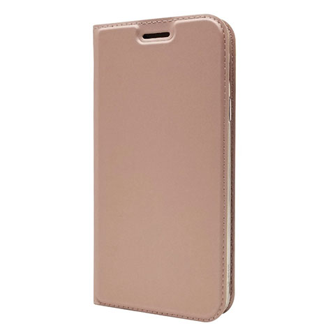 Funda de Cuero Cartera con Soporte Carcasa L01 para Sony Xperia 10 Oro Rosa