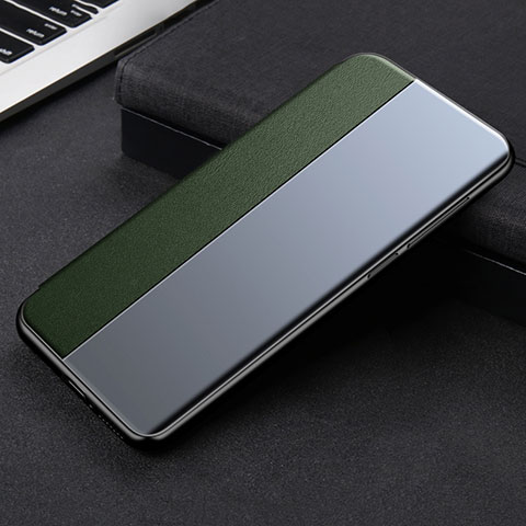 Funda de Cuero Cartera con Soporte Carcasa L01 para Xiaomi Mi 11 5G Verde Noche