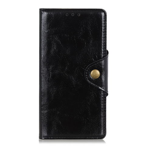 Funda de Cuero Cartera con Soporte Carcasa L01 para Xiaomi Redmi Note 9 Pro Max Negro