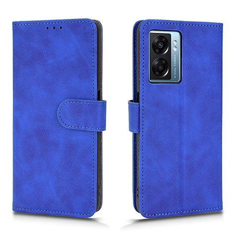 Funda de Cuero Cartera con Soporte Carcasa L01Z para OnePlus Nord N300 5G Azul