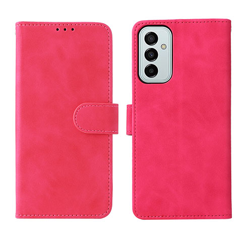 Funda de Cuero Cartera con Soporte Carcasa L01Z para Samsung Galaxy M23 5G Rosa Roja