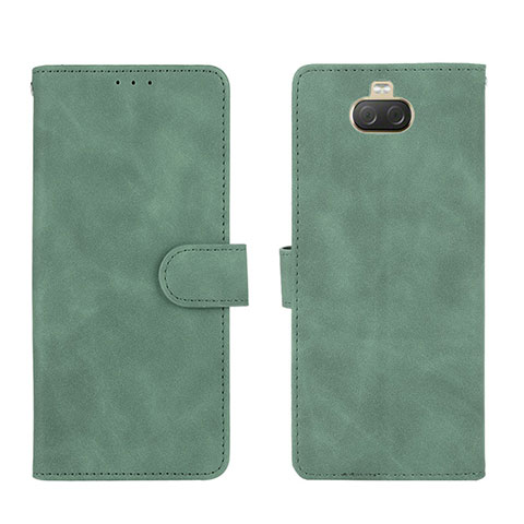 Funda de Cuero Cartera con Soporte Carcasa L01Z para Sony Xperia 10 Plus Verde